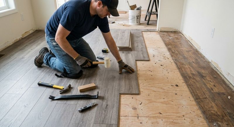 Laminate Floor Replacement in Bennett, CO