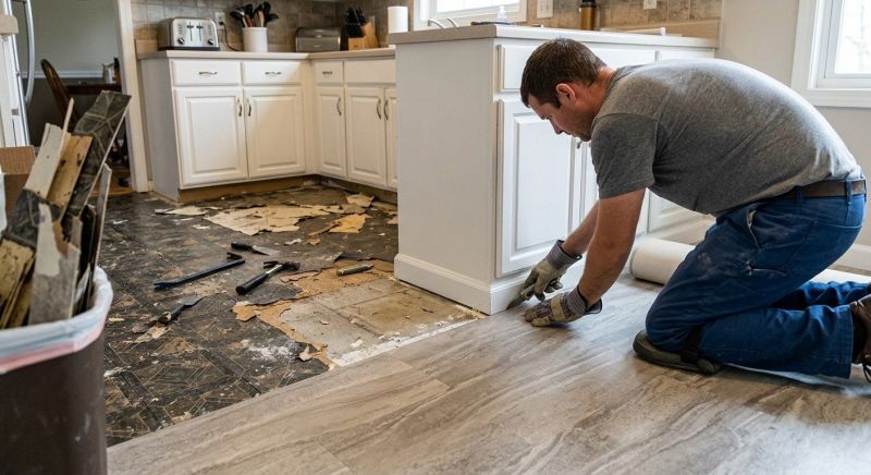 Linoleum Floor Installation in Jefferson County, CO