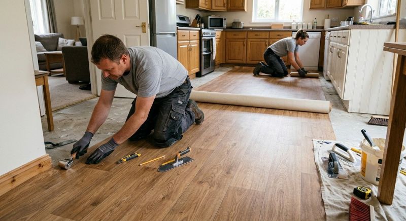 Linoleum Floor Installation in Aurora, CO