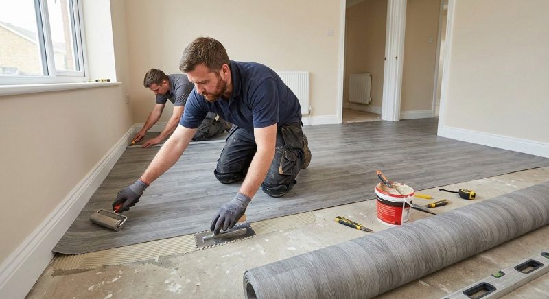 Sheet Flooring Installation in Elizabeth, CO