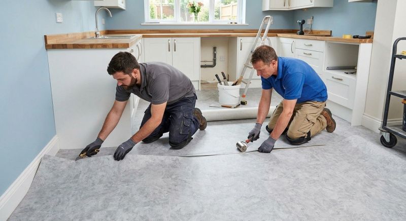 Sheet Linoleum Installation in Aurora, CO