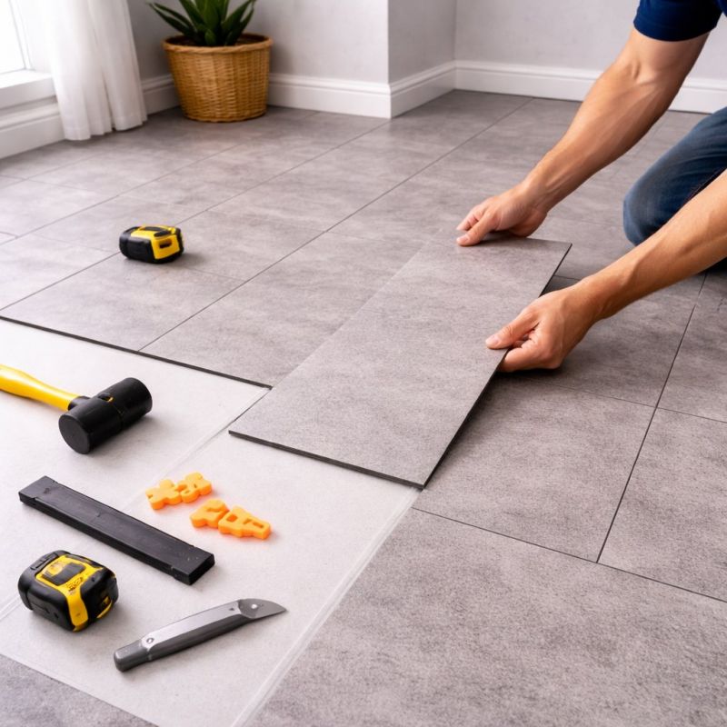 Vinyl Tile Replacement in Aurora, CO