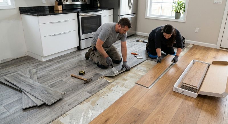 Vinyl Tile Replacement in Aurora, CO